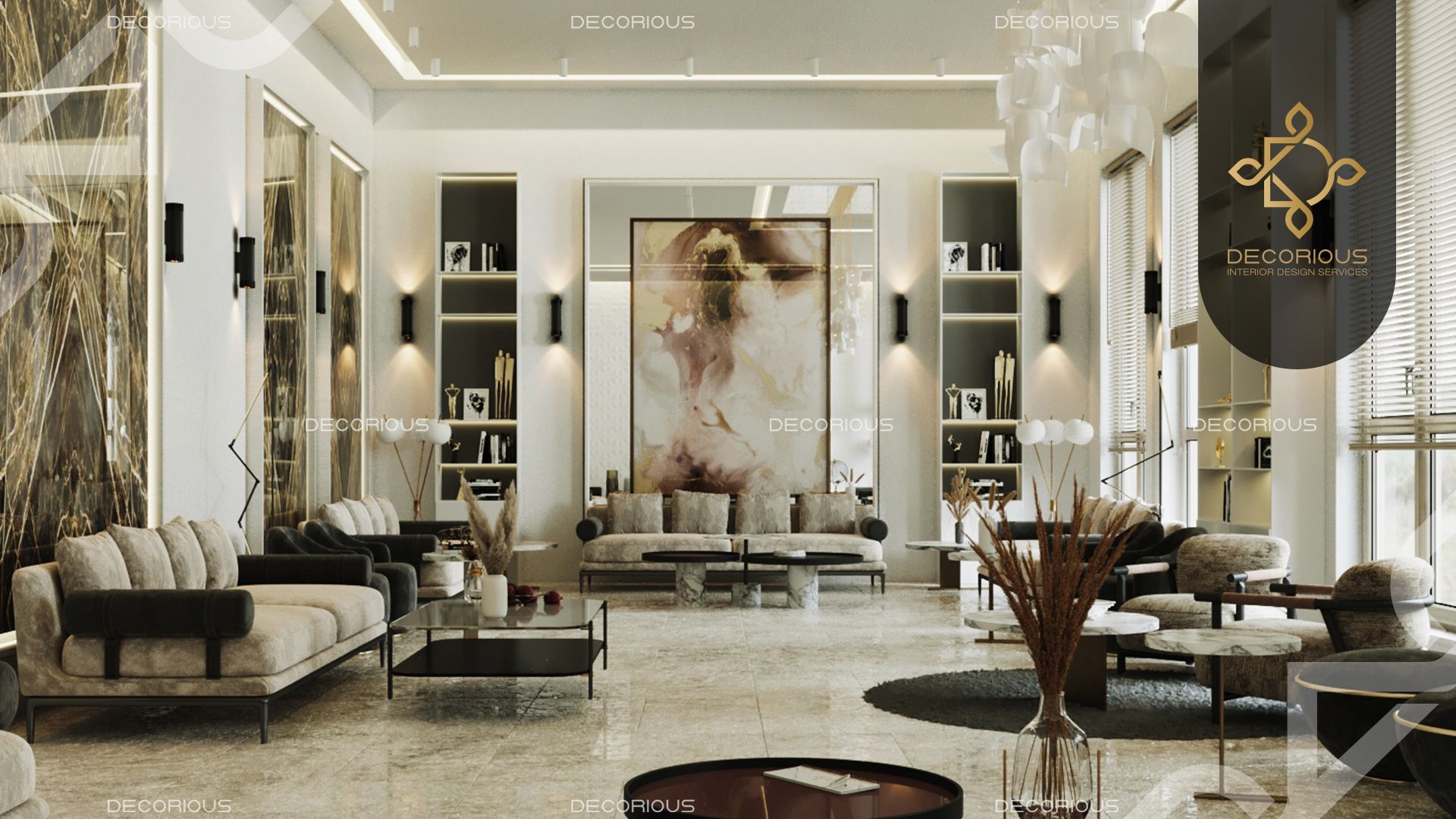 Modern Arabic Majlis Interior Design In Dubai Decorious