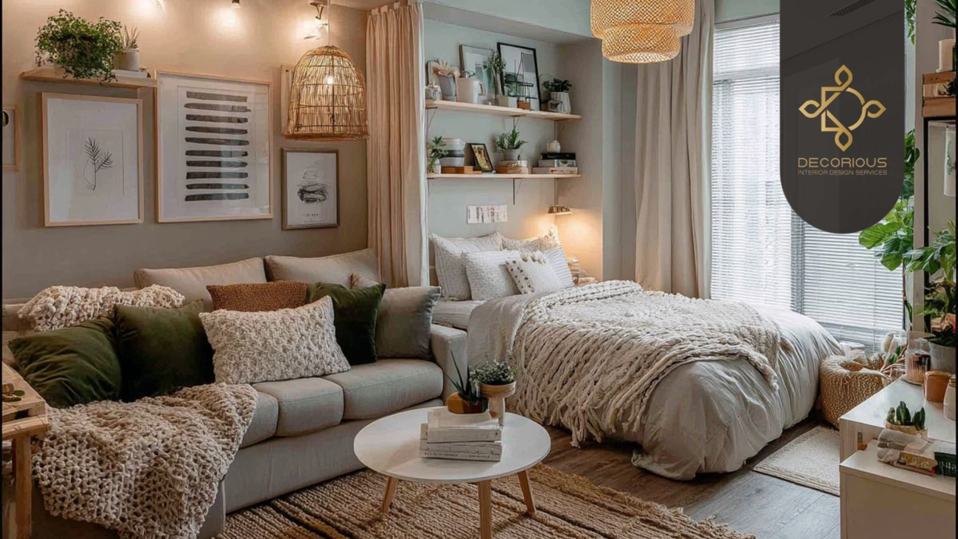 Smart Studio Apartment Interior Design Ideas | Transform Small Spaces with Decorious