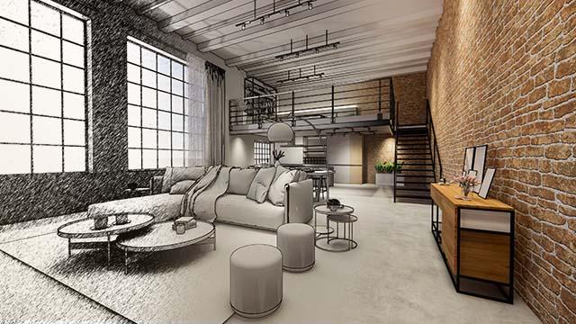 urban industrial interior design