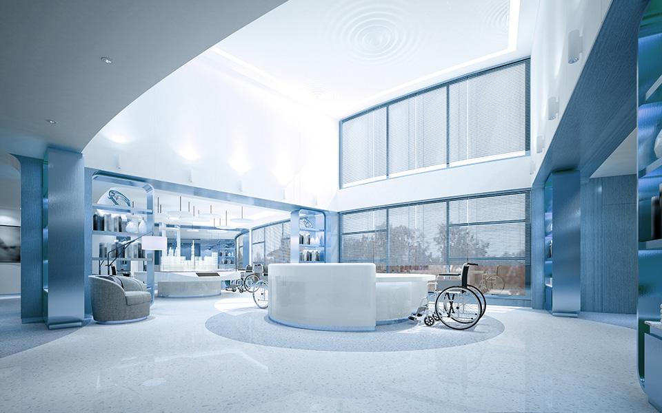 التصميم الداخلي للمراكز الطبية في دبي